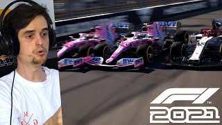 DRIE WIJD DAT GAAT NIET GOED  F1 2021 Braking Point [upl. by Yenruogis]