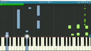 Lucifer knockin on heavens door  full version pianoTutorial  Synthesia [upl. by Notlem]