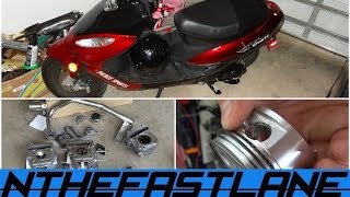 DIY Gy6 Scooter 50cc to 100cc Kit [upl. by Allerym]