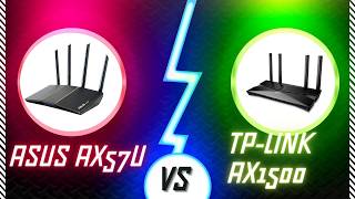 TPLink AX1500 vs ASUS AX57U  WiFi 6 Router Comparison [upl. by Eceinaj]