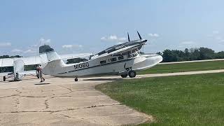 N10BQ Grumman G44 Widgeon taxis past on Thursday July 25 2024 at AirVenture [upl. by Lime]