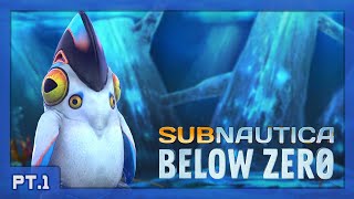 Penguins and Aliens  Subnautica Below Zero Pt1 [upl. by Aicenek]