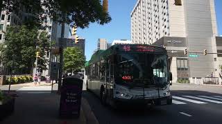 Arlington Transit Crystal City bound 40LFW GenIII CNG 5059 Rt43 at Wilson BlvdMoore St [upl. by Rihat]