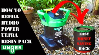 MONEY SAVING HOW TO REFILL DI RESIN PACK HACK  UNGER HydroPower Ultra latest version Filter [upl. by Berga]