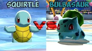 Pokemon battle revolution  Squirtle vs Bulbasaur [upl. by Eelrebmik]