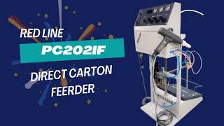 PC202IF the direct carton feeder super useful in any powder paintshop [upl. by Winfrid]