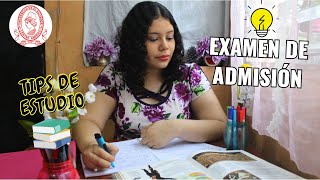 Tips para un examen de admisión🤩así estudie para el examen de admisión de la UES ✍🏼 [upl. by Retxab]