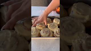 Cinnamon Rolls❤️✨🥐subscribe trending cake recipe reels rolls brownie btsblackpink [upl. by Zandt]