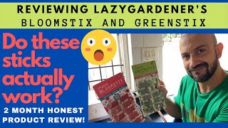 Product Review Lazygardeners Bloomstix amp Greenstix  Does it work [upl. by Aned]