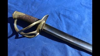 The French model 1822 light cavalry sabre  an overview [upl. by Pat]