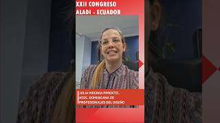 JULIA PIMENTEL  AUGURIOS CONGRESO ALADI 2024 [upl. by Halvaard729]