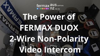 PART 1  The Power Of The FERMAX DUOX 2Wire NonPolarity Video Intercom System [upl. by Etnahsa]