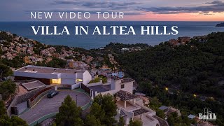 Luxury villa with panoramic sea views in Altea Hills Alicante Spain [upl. by Yelsel]