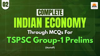 Complete Indian Economy through MCQs for TSPSC Group1 Prelims Demand and Supply Part2  TSPSC [upl. by Suzan]