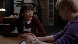 Glee  Santana tells Sam that Quinn cheated on him 2x13 [upl. by Portia]