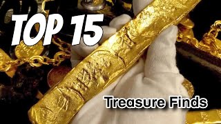 Top 15 Huge Treasure Discoveries [upl. by Haik]