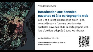 Atelier de géomatique 2 UQAM Introduction à la cartographie Web [upl. by Redmer]