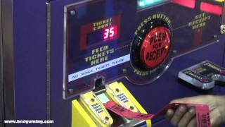 Ticket Station  Automated Ticket Counter amp Ticket Eater Machine  BMIGamingcom  Benchmark [upl. by Aneeles]