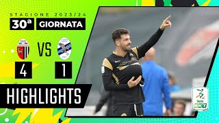 Ascoli vs Lecco 41  Caligara lancia i suoi verso 3 punti decisivi  HIGHLIGHTS SERIE BKT 20232024 [upl. by Collen823]