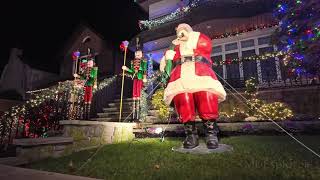 Spectacular Christmas Lights amp Display  Dyker Heights Brooklyn  NYC 2023 [upl. by Laet858]