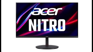 Acer Nitro XV322QK Vbmiiphzx 315quot UHD 3840 x 2160 Gaming Monitor [upl. by Ahsiken]