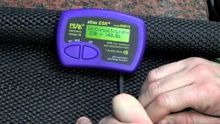 Peak Electronics ESR70 ESR amp Capacitance Meter [upl. by Gunning650]