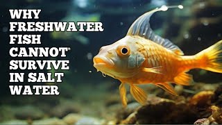 WHY FRESHWATER FISH CANNOT SURVIVE IN SALTWATER [upl. by Rother]