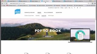 Create a Book from a PDF File Using Blurbs PDF to Book Tool [upl. by Hymie]