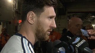 quotSe terminó la selección para míquot anunció Messi [upl. by Abbub475]