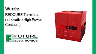 Würth Elektronik REDCUBE Terminals Innovative High Power Contacts [upl. by Ellicec]