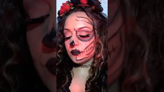 skullmakeup halloweenmakeuplook halloweenmakeup teschio scheletro makeup [upl. by Eiramassenav354]