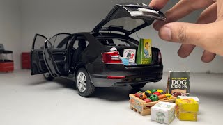 Unboxing Most Realistic Skoda Octavia Mk3 118 Scale Model by Paudi with Openable Parts [upl. by Farrell]