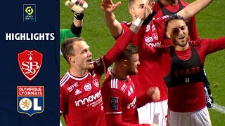 STADE BRESTOIS 29  OLYMPIQUE LYONNAIS 2  1  Highlights  SB29  OL  20212022 [upl. by Hillel]