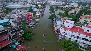 West Tambaram in Flood 😭 Mudichur road Michaung Cyclone effectChennai Rains 2023 [upl. by Siriso]