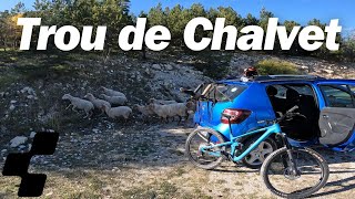 Descente du Trou de Chalvet en Cube One55 SLX [upl. by Eliak104]