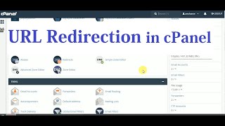 Domain Redirection from Cpanel  Redirect a domain from one domain another domain  URL Redirection [upl. by Zoa]