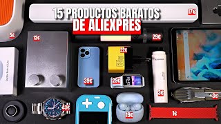 15 productos baratos de ALIEXPRESS que no conoces 💥 1€ 5€ 10€ o 20€ ¡CASI REGALADOS [upl. by Nivlem54]