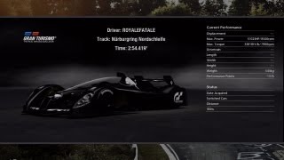 GT5  Nür World Record Lap  Hybrid X2010  254419 [upl. by Nylrahs959]