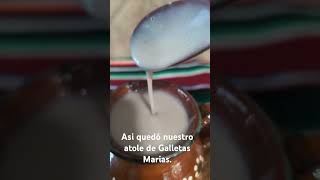 Así quedó el Atole de Galletas Marias 🔥 milgracias [upl. by Eicram757]