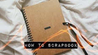 DIY HOW TO SCRAPBOOK [upl. by Notgnirrab417]