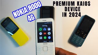 Nokia 8000 4G in 2024  Premium Kai OS Experience [upl. by Amhsirak]