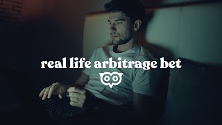 Live Arbitrage Profit Placing a Real Life Arbitrage Bet with Arb Amigo [upl. by Demetre]