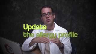 update allergy profile on meditech [upl. by Casmey834]