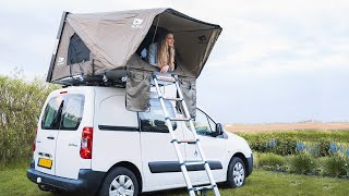 FIRST TIME CAMPING IN A ROOFTOP TENT [upl. by Aynotan]