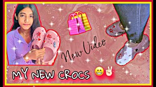 MY NEW CROCS from Meesho  Review Video  Arfa Khan [upl. by Acsicnarf474]