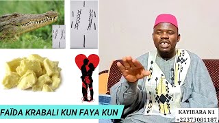 KAYIBARA N1 FAÏDA KUN FAYA KUN DE KRABALI AVEC PEAU DE CROCODILE ET GUERISON AVEC DENTS DE CROCODILE [upl. by Angelina748]