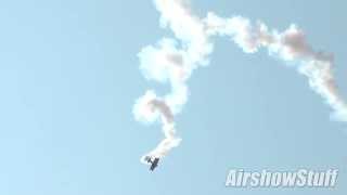 Jet Waco Tailspin  Thunder Over Michigan 2014 [upl. by Andromede613]