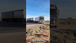 Volvo refrigerated road train turning [upl. by Adnima457]