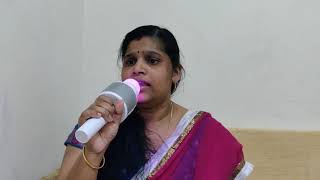 Neelaraavil innu ninte with Karaoke  Remya Aby [upl. by Rosane210]