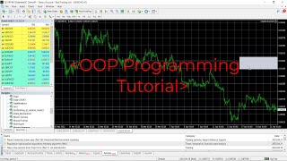 MQL4 Programming Creating a DragEnabled Chart Object Button with Time and Price coordinates OOP [upl. by Ydolem]